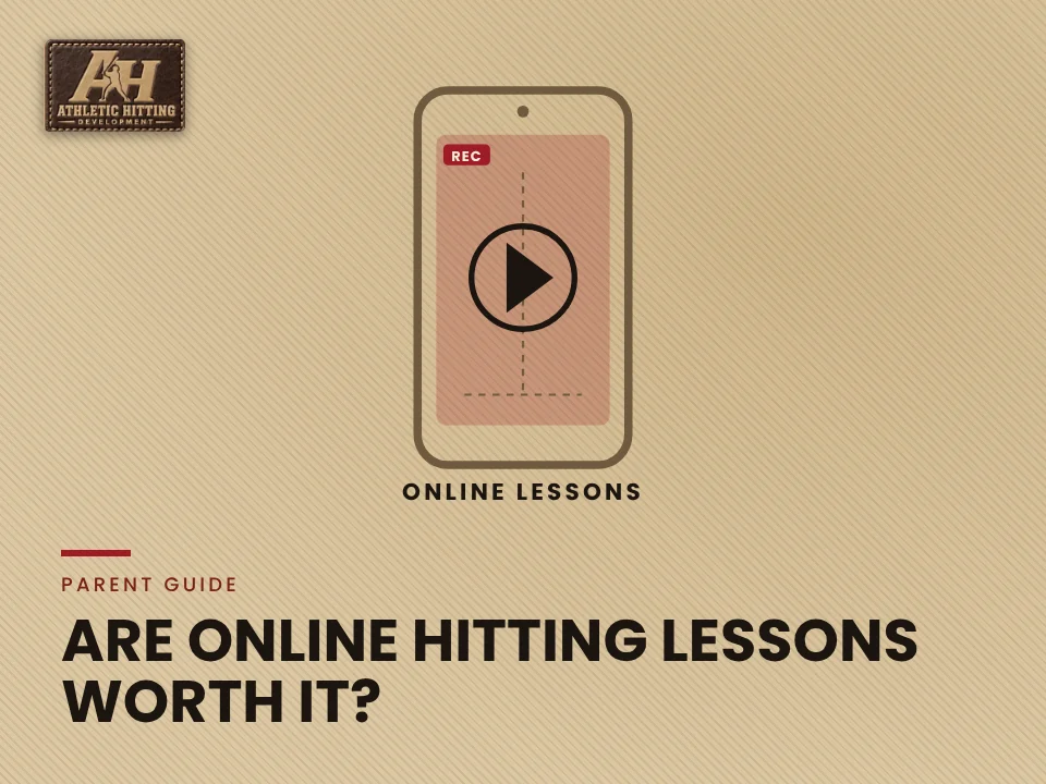 Are Online Hitting Lessons Worth It?: AHD swing video graphic