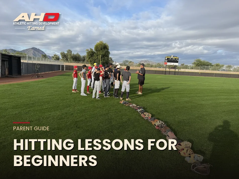 Hitting Lessons for Beginners: AHD training calendar graphic