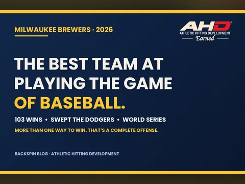 The 2026 Milwaukee Brewers Are Everything I Love About Baseball — Backspin Blog by Athletic Hitting Development