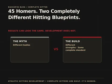 45 Homers. Two Completely Different Hitting Blueprints. — Backspin Blog by Athletic Hitting Development