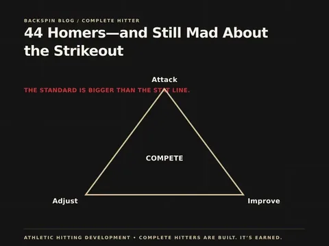 44 Homers—and Still Mad About the Strikeout — Backspin Blog by Athletic Hitting Development