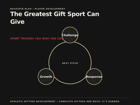 The Greatest Gift Sport Can Give — Backspin Blog by Athletic Hitting Development
