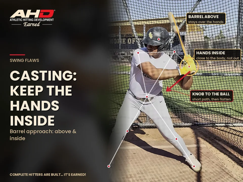 Casting: What It Is and Why It Hurts Bat Path: AHD teaching diagram