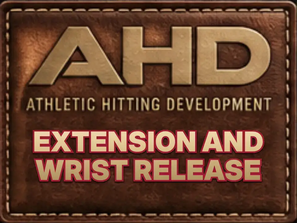 Extension And Wrist Release — Backspin Blog by Athletic Hitting Development