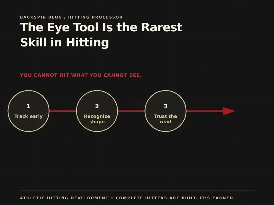 The Eye Tool Is the Rarest Skill in Hitting: AHD teaching diagram