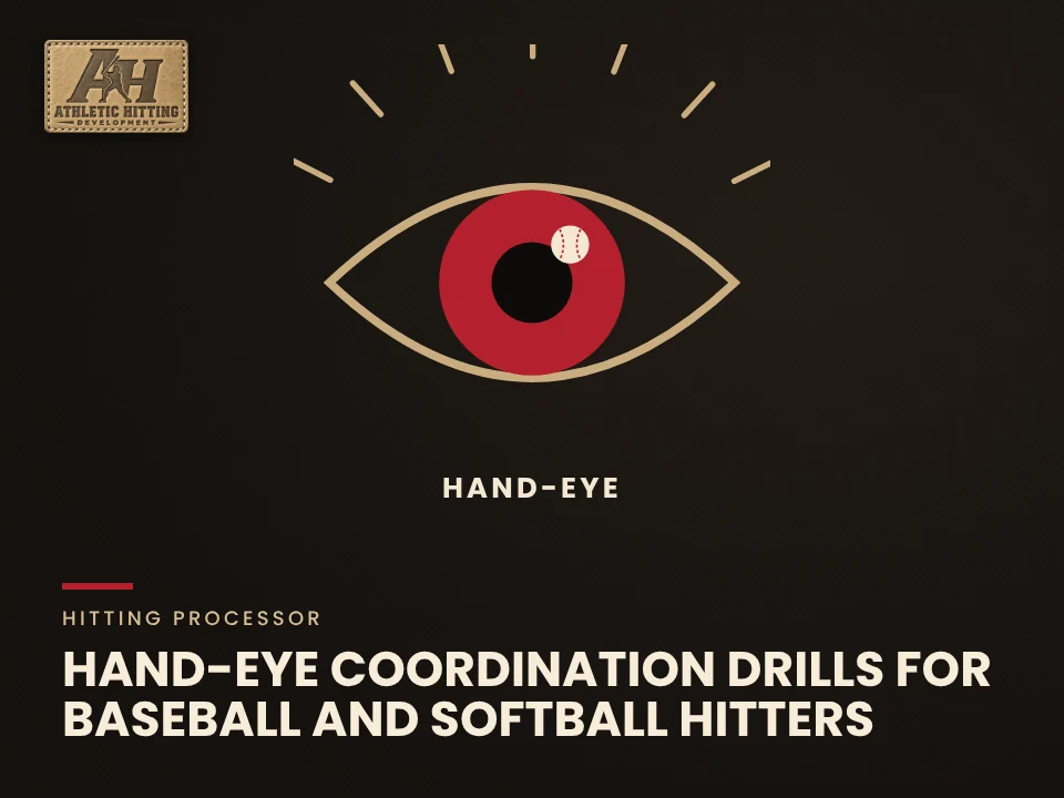 Hand-Eye Coordination Drills for Baseball and Softball Hitters: AHD eye-training graphic