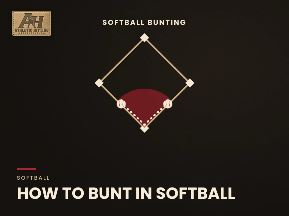 How to Bunt in Softball: AHD bunt placement diagram