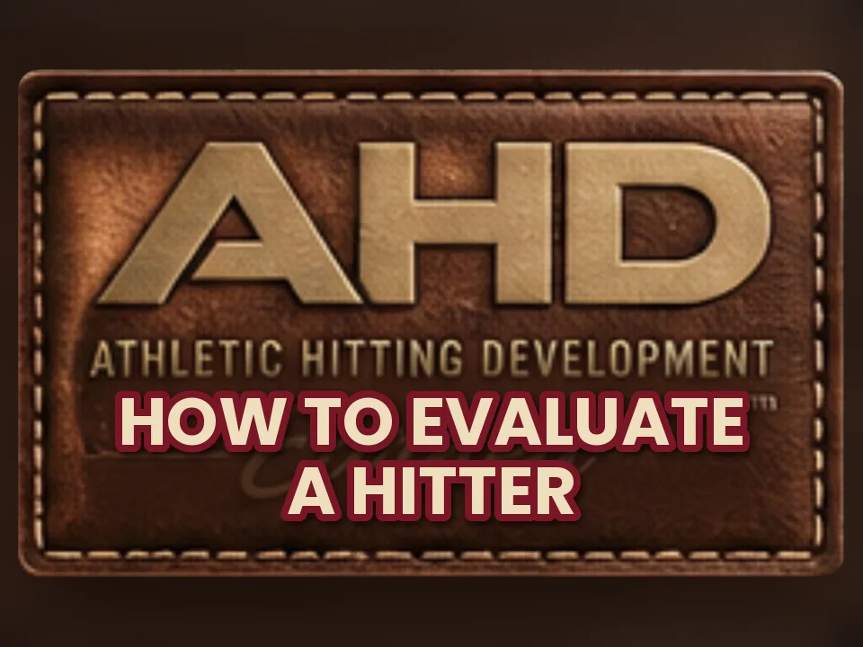 How to Evaluate a Hitter: A 4 Pillars Assessment Checklist for Parents and Coaches. AHD Backspin Blog