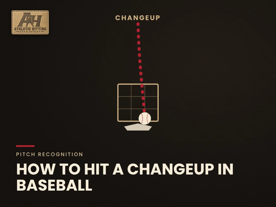 How to Hit a Changeup in Baseball: AHD pitch movement diagram
