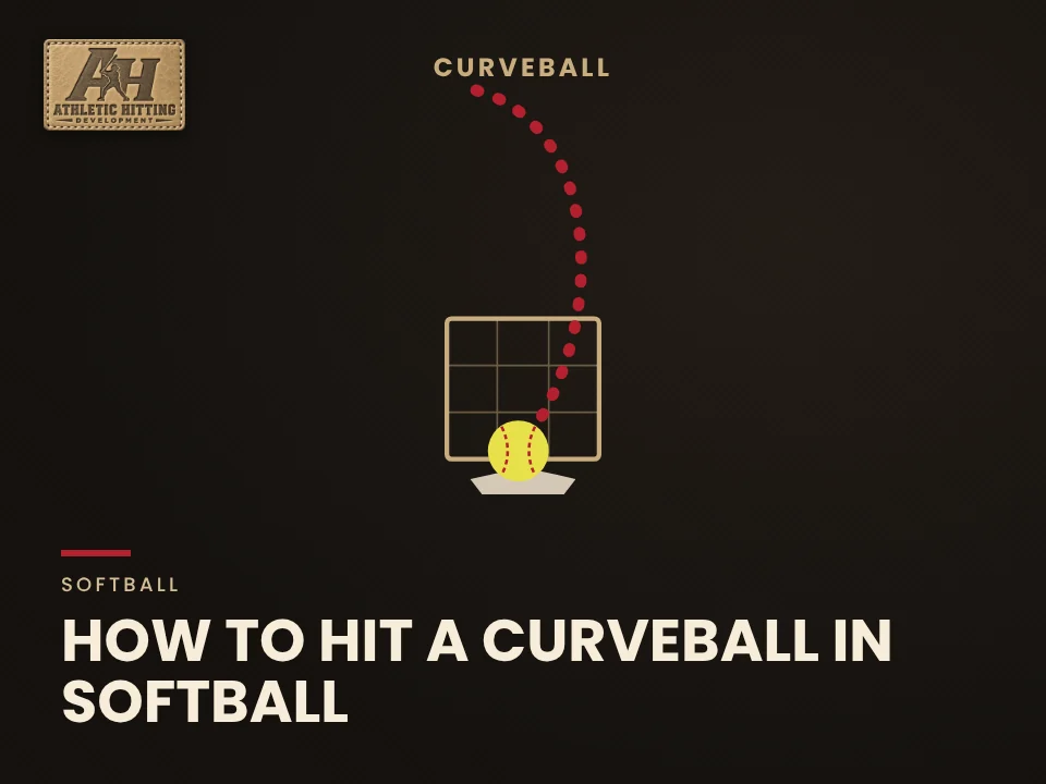 How to Hit a Curveball in Softball: AHD pitch movement diagram