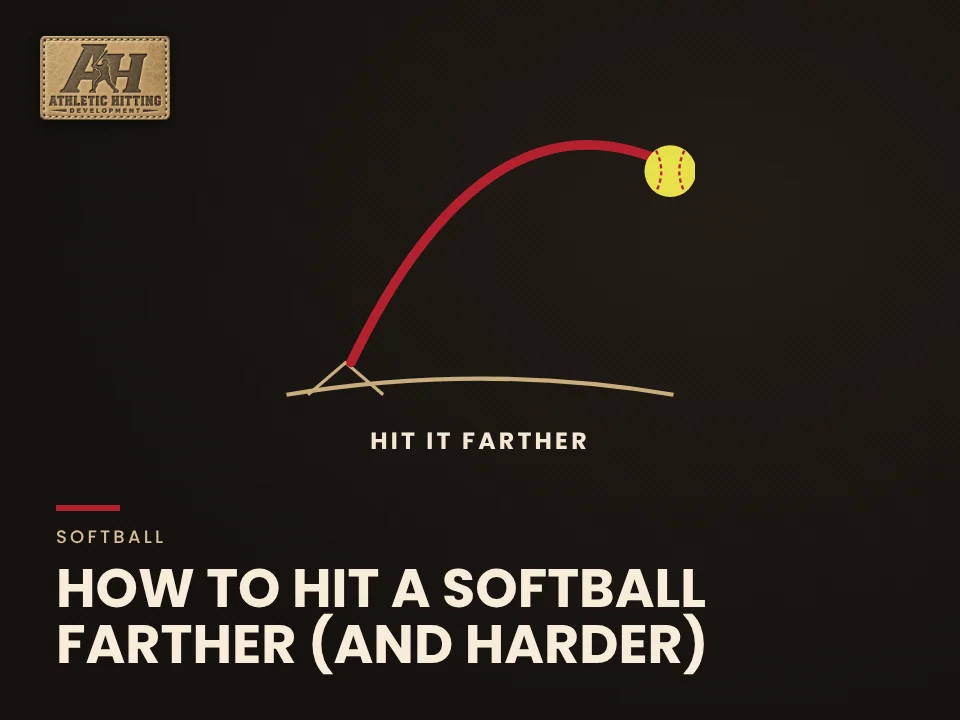How to Hit a Softball Farther (and Harder): AHD ball flight diagram
