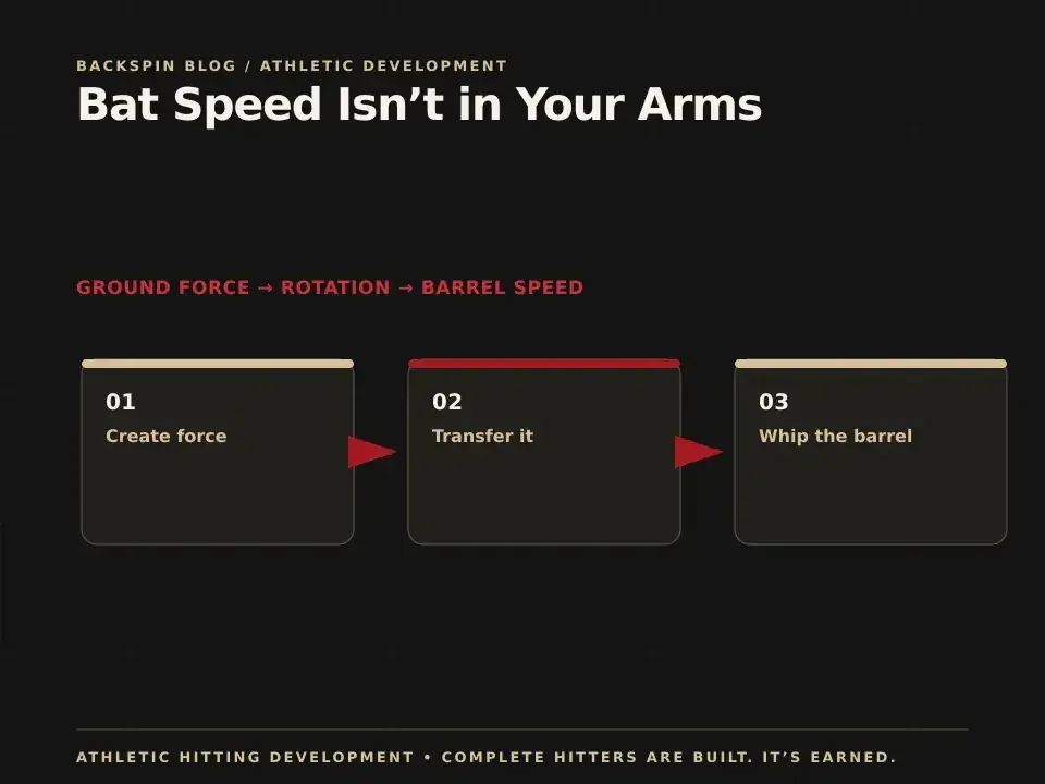 Bat Speed Isn’t in Your Arms: AHD teaching diagram