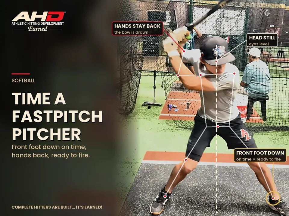 How to Time a Fastpitch Pitcher: AHD timing graphic