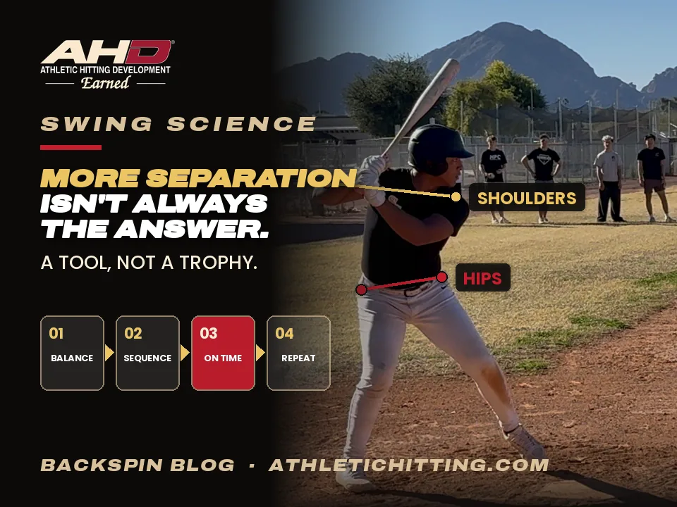 More Separation Is Not Always the Answer. AHD Backspin Blog