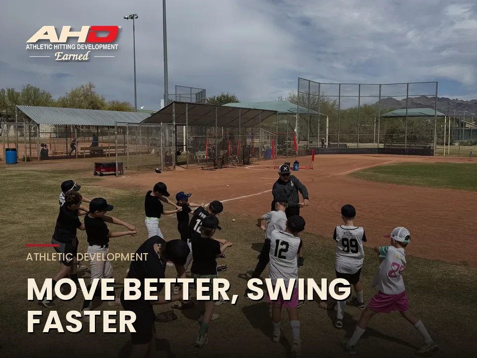 Move Better, Swing Faster: AHD strength training graphic