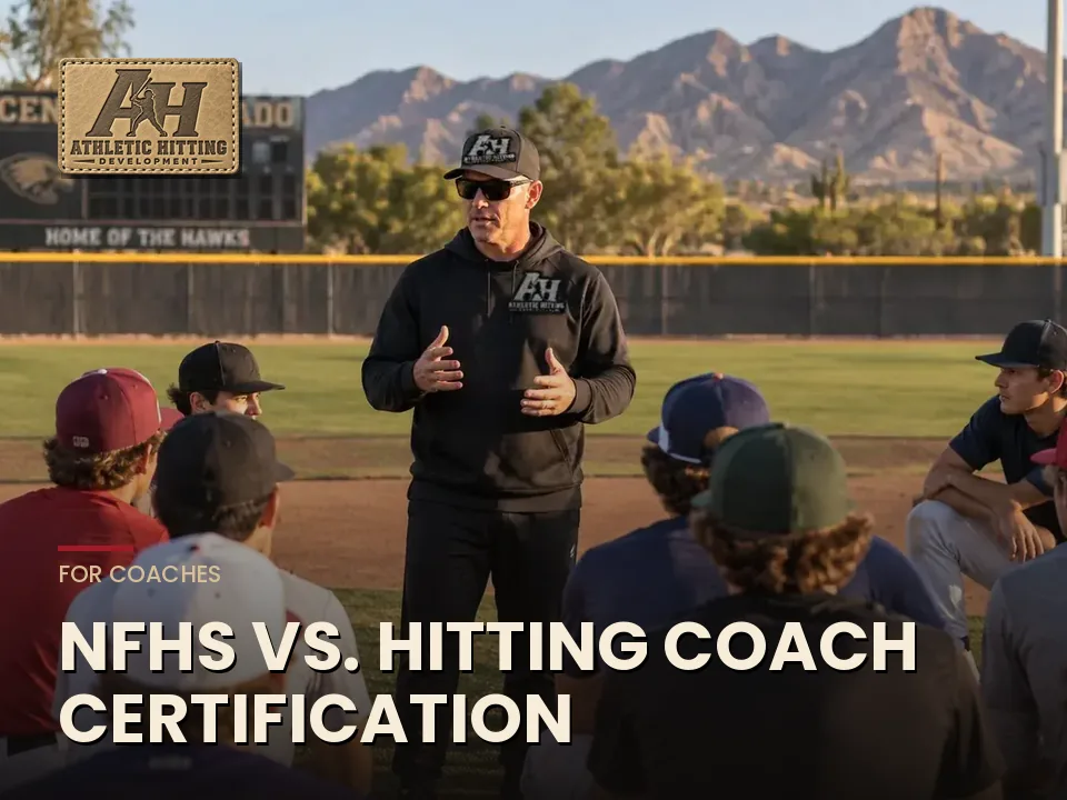 NFHS vs. Hitting Coach Certification: What’s the Difference?. AHD Backspin Blog