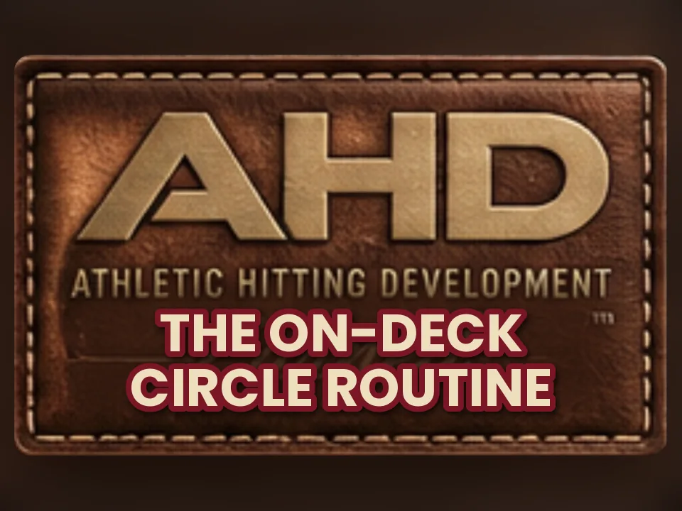 On-Deck Circle Routine: Where You Update the Hitting Processor. AHD Backspin Blog