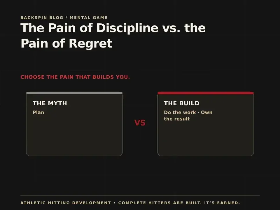 The Pain of Discipline vs. the Pain of Regret: AHD teaching diagram