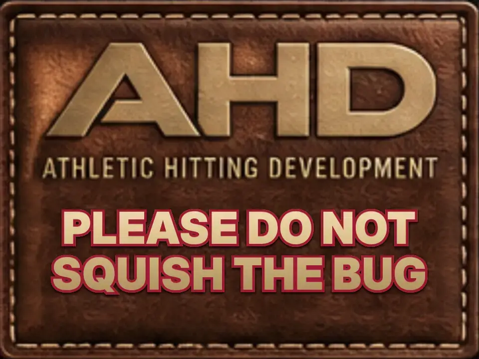 Please Do Not Squish The Bug — Backspin Blog by Athletic Hitting Development