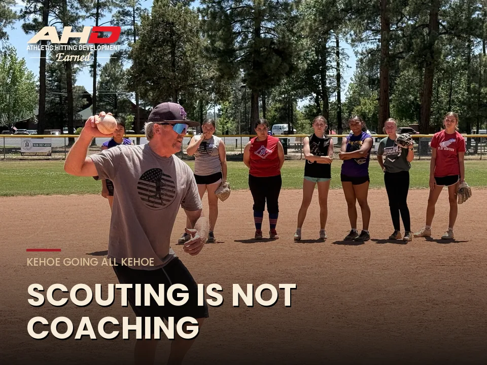 Scouting Is Not Coaching: AHD comparison graphic