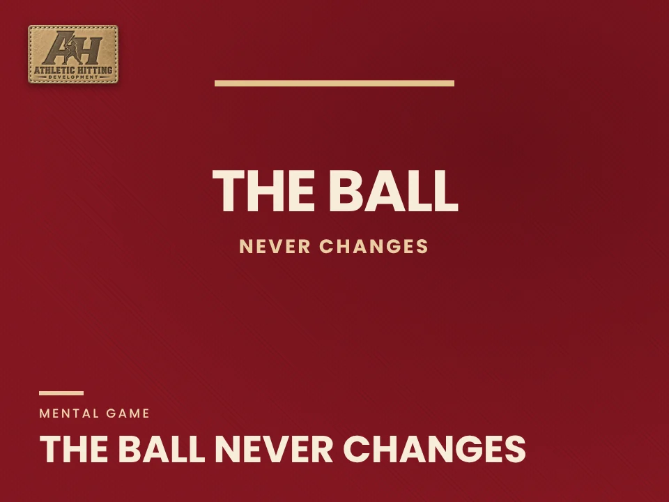 The Ball Never Changes: AHD title graphic