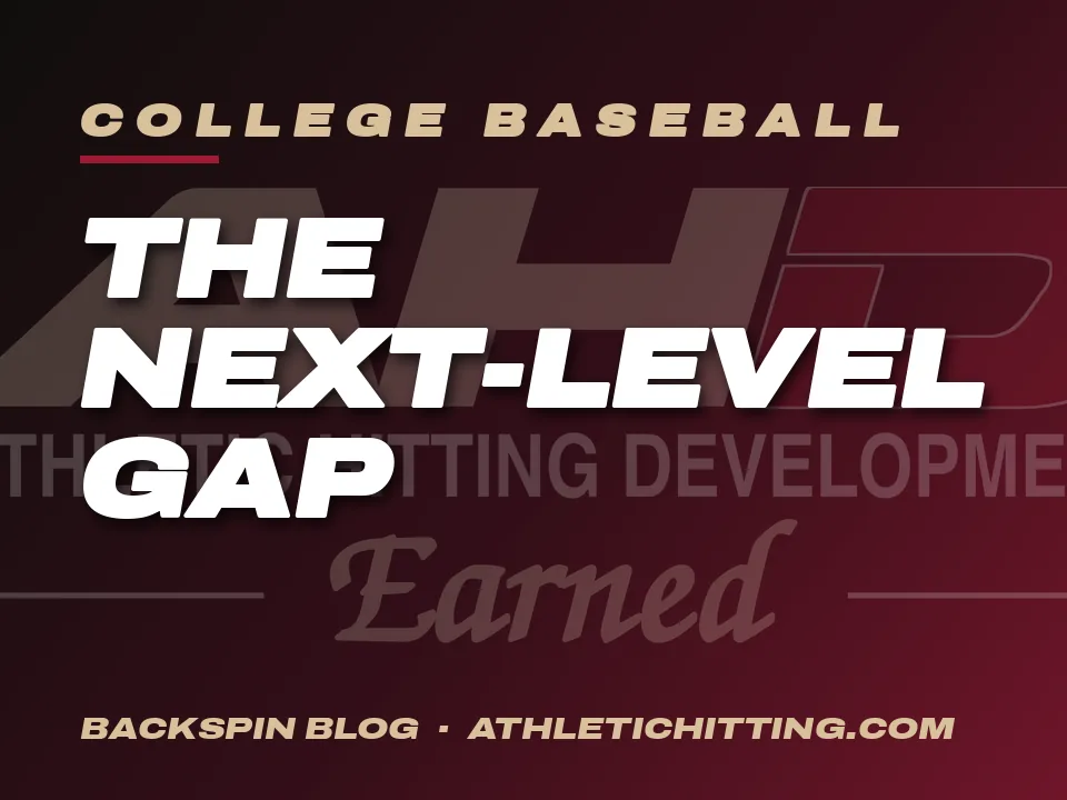Why Good High School Hitters Struggle Against College Pitching. AHD Backspin Blog