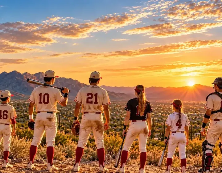 AHD hitters at sunset